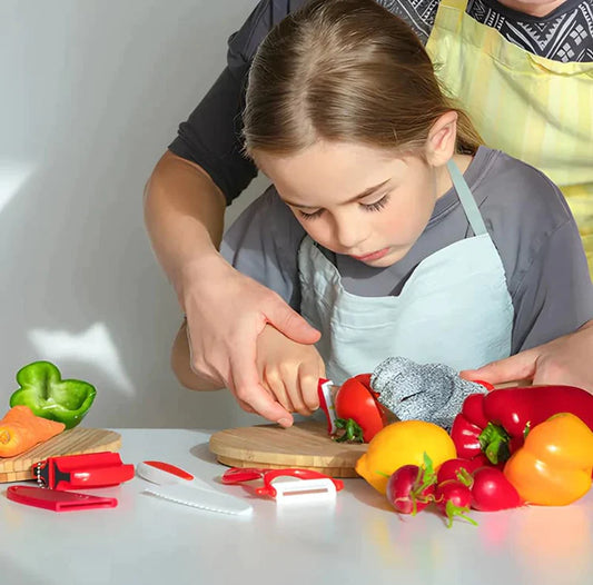 Come introdurre i propri figli alla cucina in tutta sicurezza