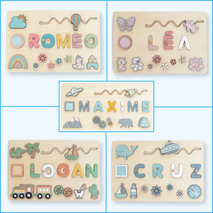 Puzzle in Legno con Nome Personalizzato