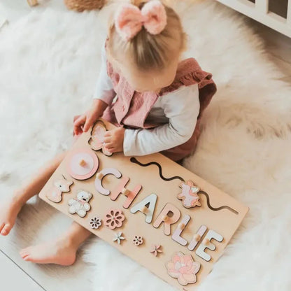 Puzzle in Legno con Nome Personalizzato