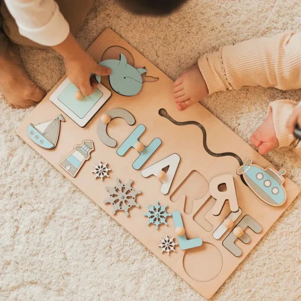 Puzzle in Legno con Nome Personalizzato