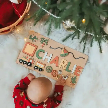 Puzzle in Legno con Nome Personalizzato