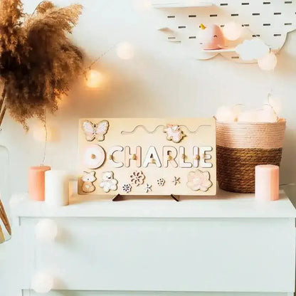 Puzzle in Legno con Nome Personalizzato