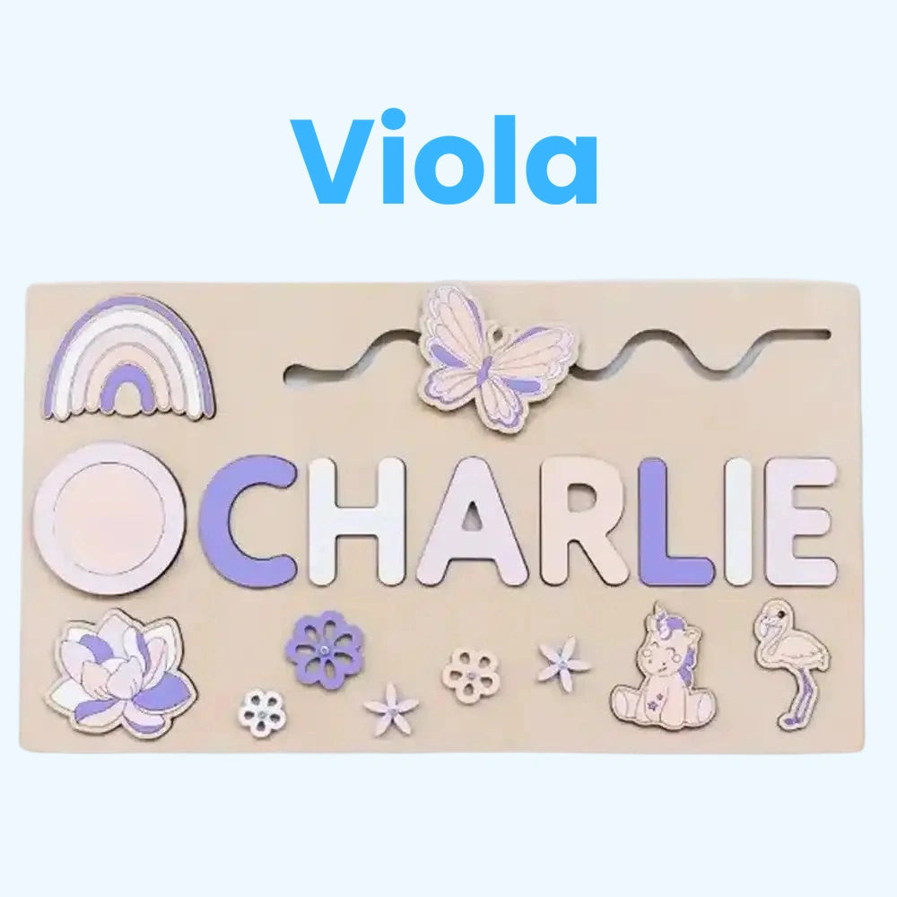 Puzzle in Legno con Nome Personalizzato