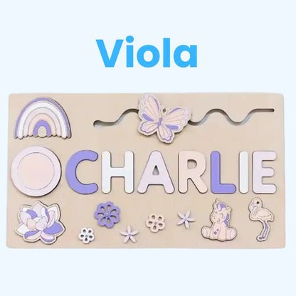 Puzzle in Legno con Nome Personalizzato