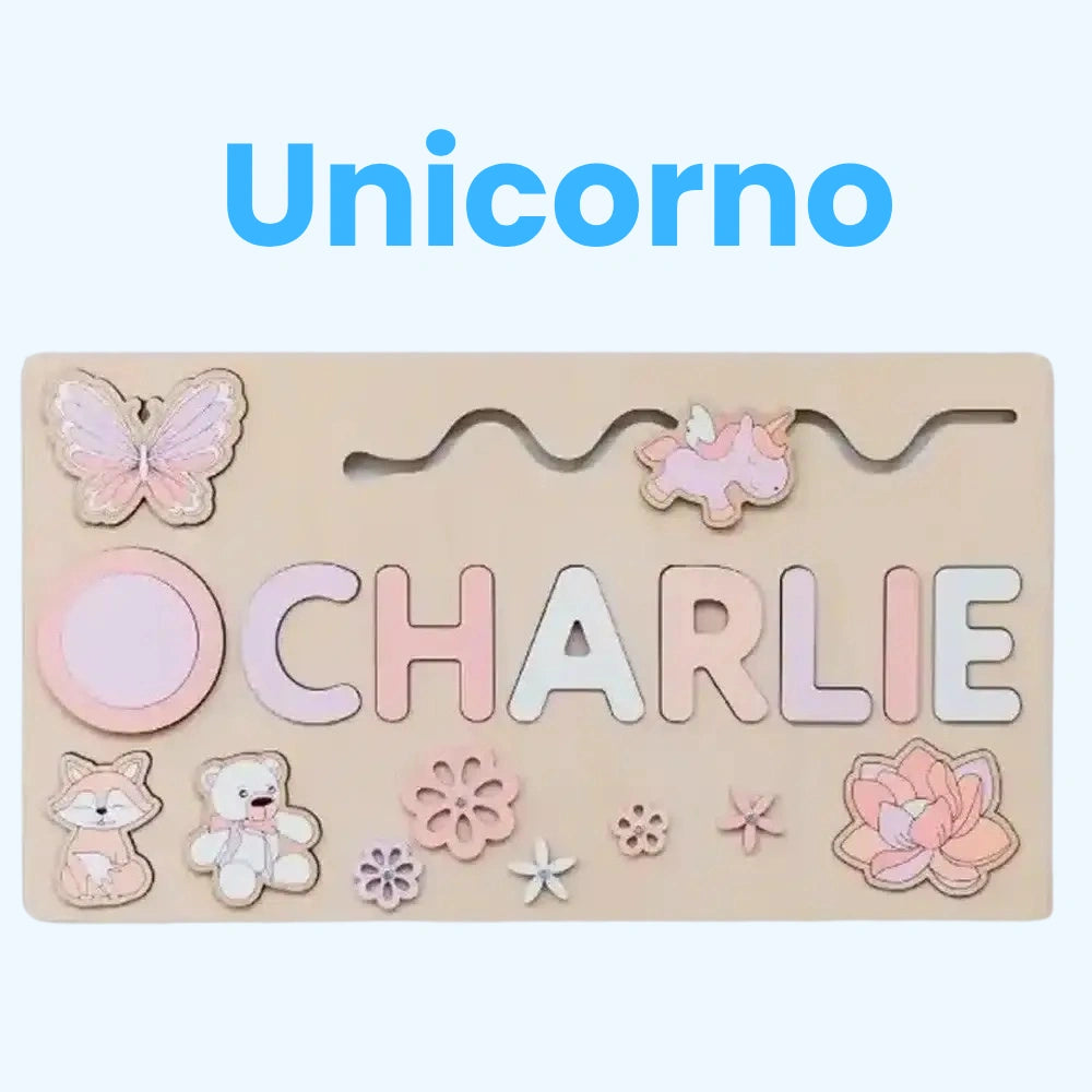 Puzzle in Legno con Nome Personalizzato
