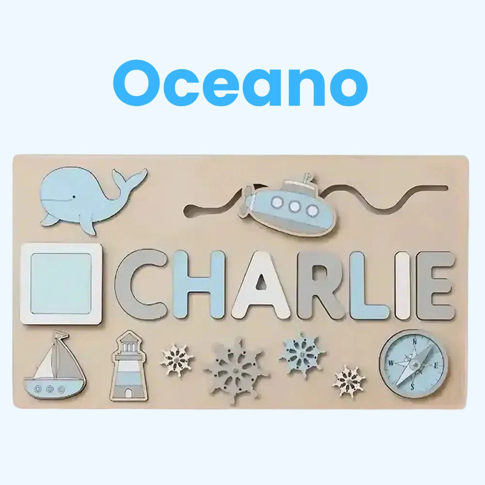 Puzzle in Legno con Nome Personalizzato