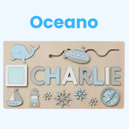 Puzzle in Legno con Nome Personalizzato
