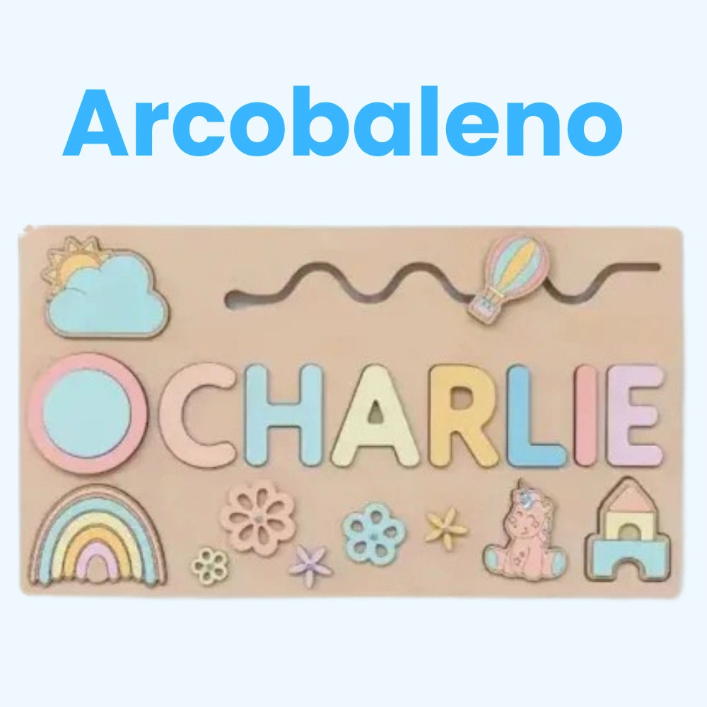 Puzzle in Legno con Nome Personalizzato