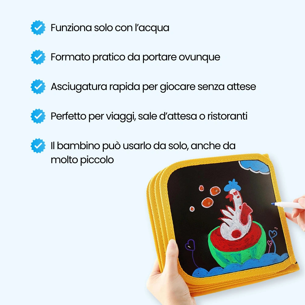 Libro da disegno riutilizzabile