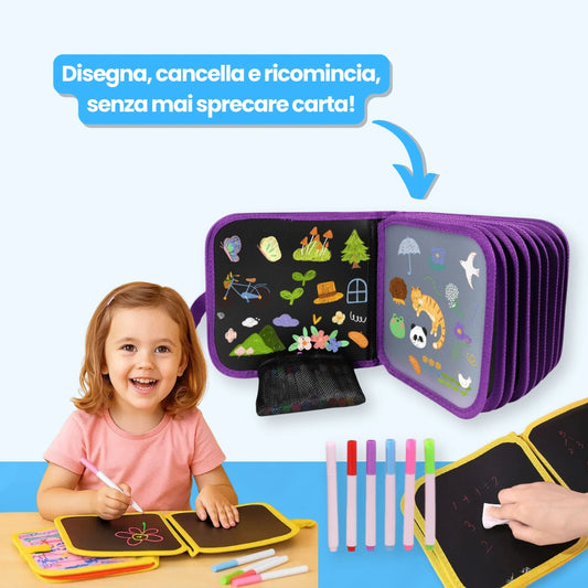 Libro da disegno riutilizzabile