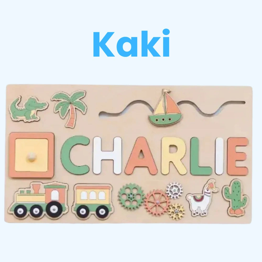 Puzzle in Legno con Nome Personalizzato