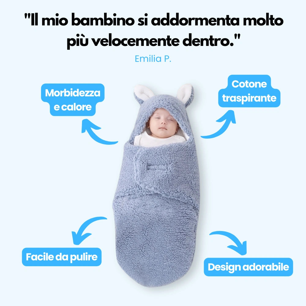 Sacco Nanna con Coniglietto per Neonato